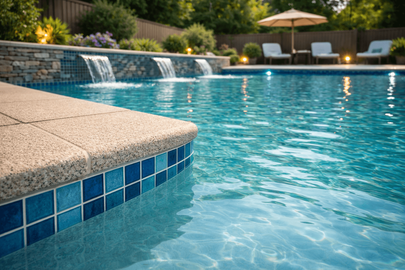 Pool Retiling and Caulking